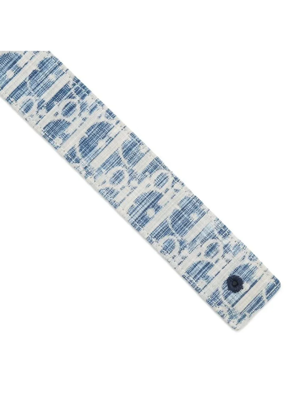 Dior Trotter Belt Oblique Reversible Leather Fabric